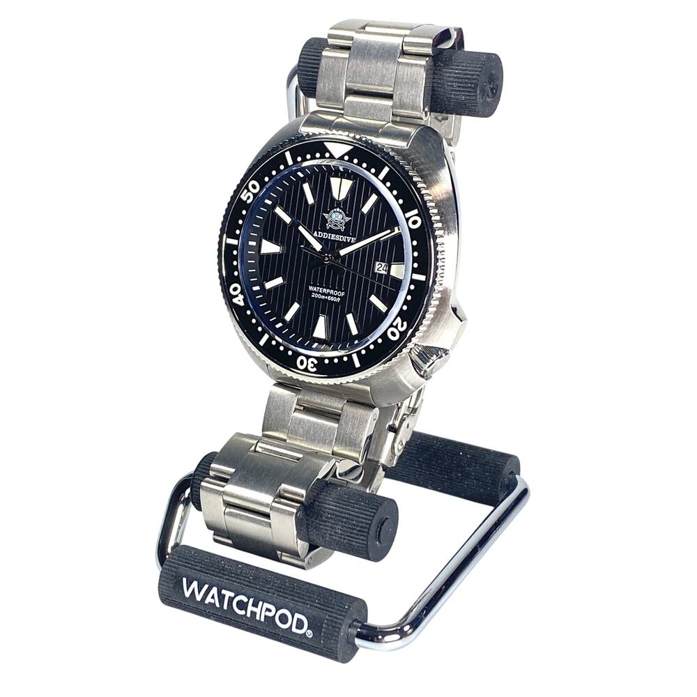 Addiesdive AD2507 Turtle Style Diver Miyota Quartz Watch 41.5mm WR 200m Sporty
